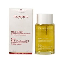 CLARINS RELAX BODY TREATMENT OIL 100 ML/3.4 OZ. NIB