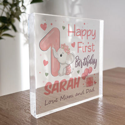 PERSONALISED 1st Birthday Gifts Baby Girl Daughter Grandaughter Gift