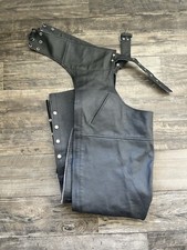 vintage western leather chaps