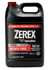 Zerex Heavy Duty Nitrite Free Extended Life Red 50/50 Prediluted Antifreeze 1 GA