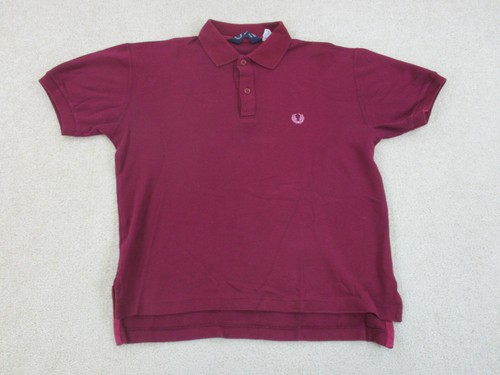 Fred Perry Polo Shirt Adult Medium Red 