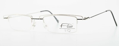 FLAIR Brille Modell Eye Q 832 Col. 767 48-21 140 Halbrand Silber Metall Germany