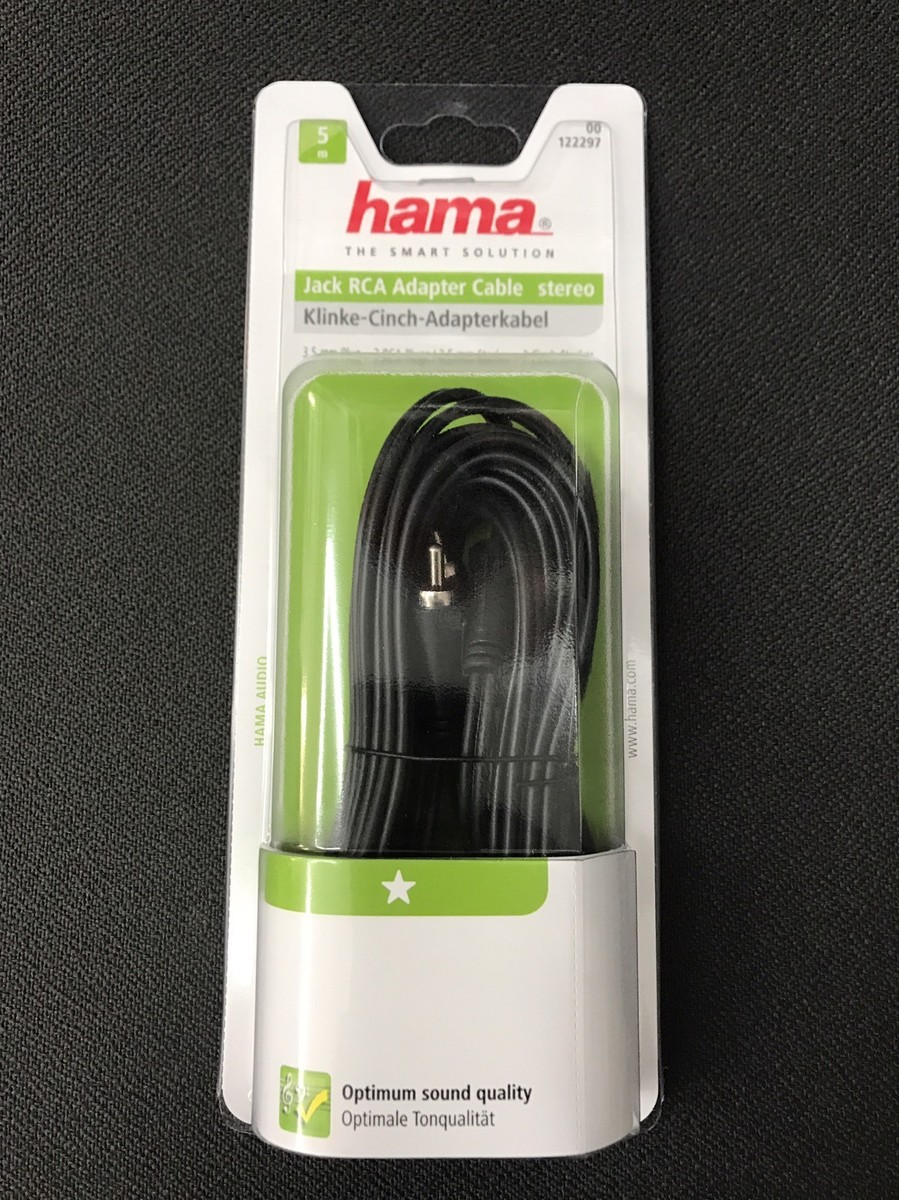 Adaptador De Audio, 2x Conex. RCA - Conec. Jack 3,5 Mm, Téreo | Hama - Foto 7