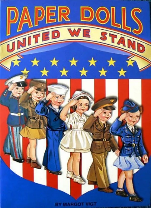 PAPER DOLL s UNITED WE STAND BOOK Patriotic Outfits BRAND NEW! 6