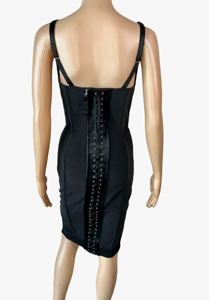 Jean Paul Gaultier 1990's Vintage Cone Bra Corset Bondage