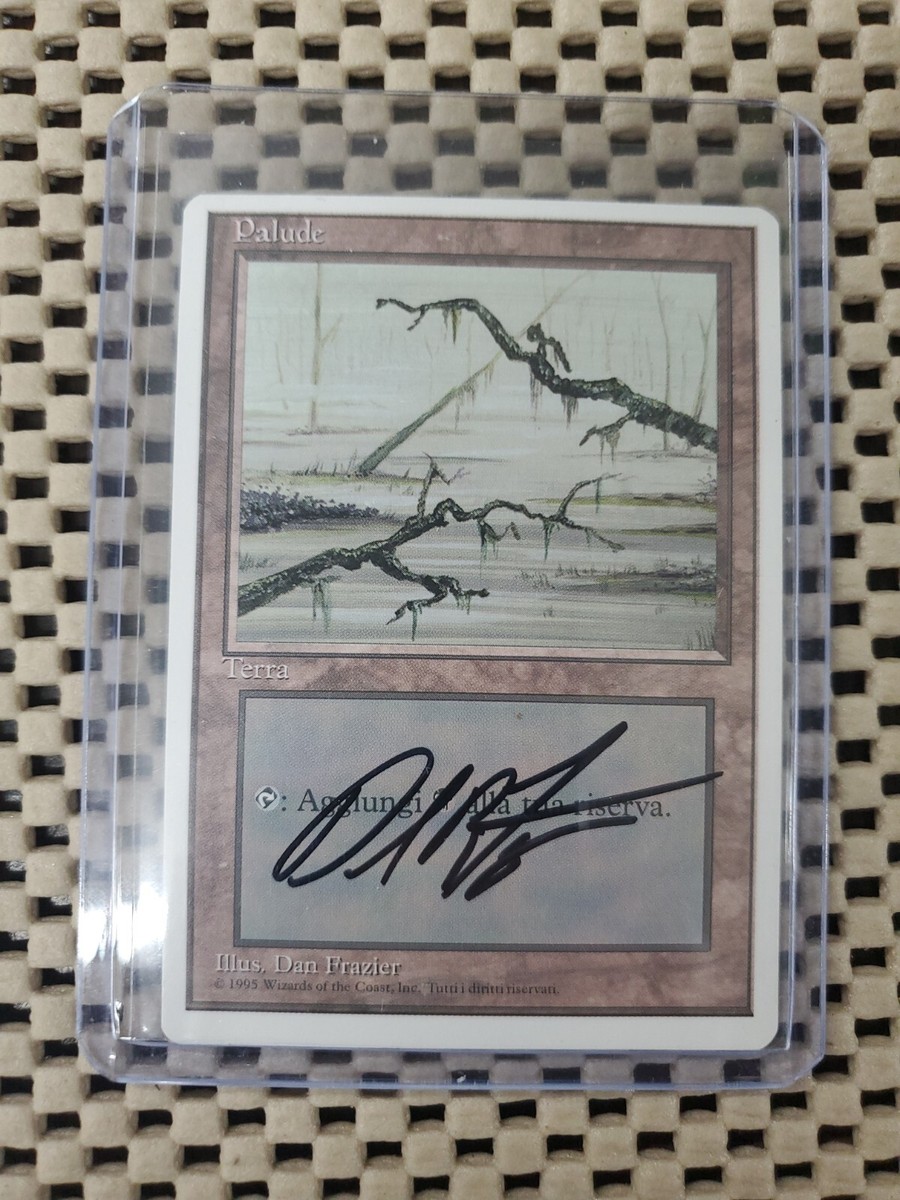 BLACK LOTUS MTG Sketch (Blue/White) Dan Frazier Art Artist Proof