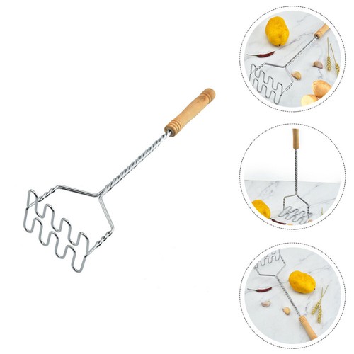 Kitchen Potato Presser Fruit Handheld Masher Stainless Steel Mechanical