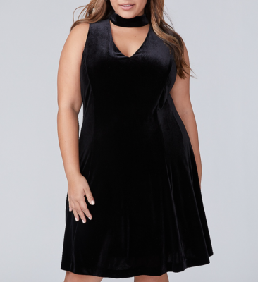 fit and flare choker dress Strapless Mini Satin Bridal Fit & Flare Dress The Dress Outlet