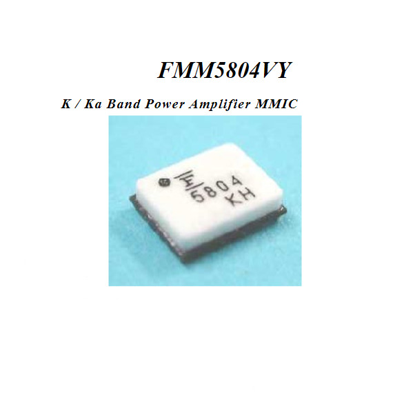 1PCS Eudyna FMM5804VY K / Ka Band Power Amplifier MMIC 17.5-31.5 GHz New