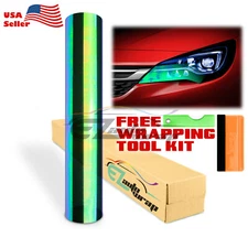 Headlight Neo Chrome Tint Dark Smoke Chameleon Taillight Film Fog Light Protect