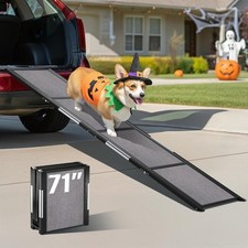 Portable Dog Ramp for Car   Foldable Dog Car Ramp for Truck, SUV, High Bed  ...