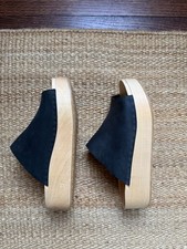Bryr Clogs- The Norma, Coal nubuck in size 37