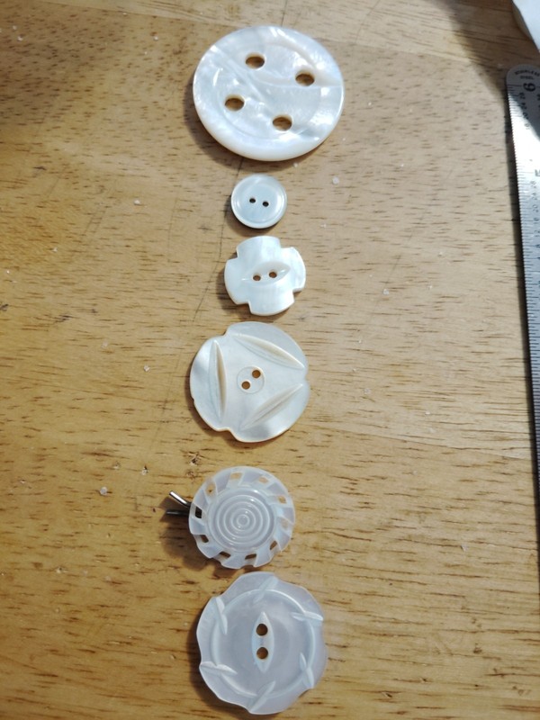 vintage mop buttons