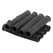 8Pcs 2500° Degree Spark Plug Wire Boots Heat Shield Protector Sleeve Cover Co...