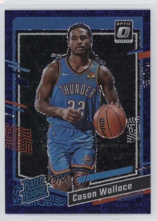 2023 Donruss Optic Rated Rookie Fast Break Purple Prizm 48/99 Cason Wallace 0x5w