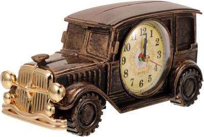 Classic Car Model Alarm Clock Retro Vintage Mini Desktop Clock Home Office Desk 