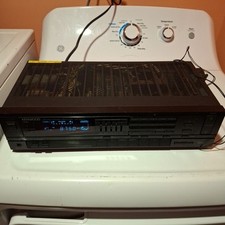 Vintage Kenwood KR-A57R Home Audio Ricevitore Stereo Nero AM/FM Equalizzatore Hi-Fi