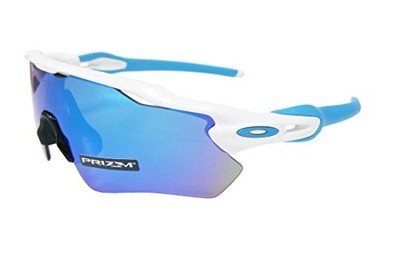 OAKLEY PRIZM RADAR EV PATH Sunglasses 009208 Polished White/Prism Sapphire Color