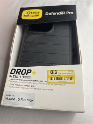 Otterbox Dedender Pro Case Black for iPhone 15 Pro Max - 77-92714 Genuine