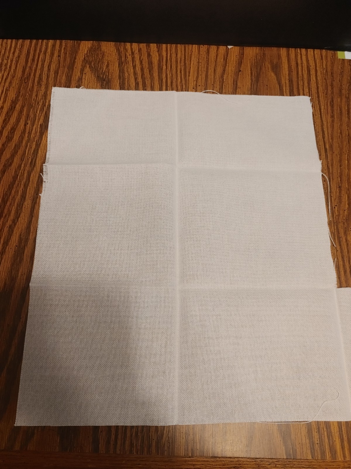 Wichelt Imports Jobelan Premium Fabric 28 count Cross Stitch 13" x 14" WHITE