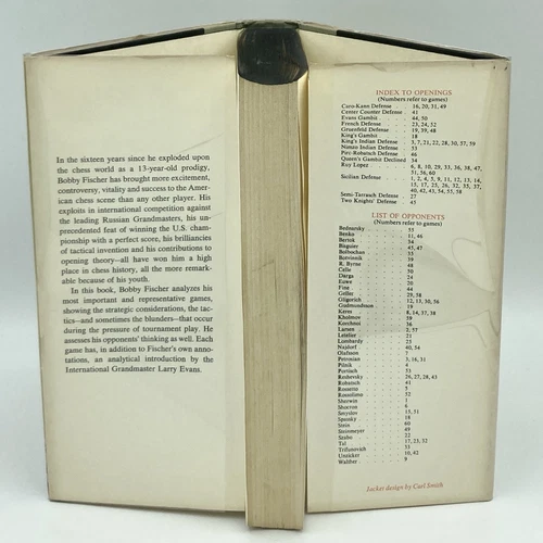 My 60 Memorable Games - Bobby Fischer (1st print thus) Simon & Schuster, 1969 - 画像5/10