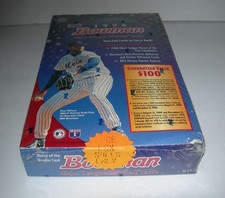 1996 BOWMAN BASEBALL SEALED 20 WAX PACK  BOX