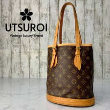 LOUIS VUITTON Bucket PM Monogram Tote Shoulder Bag M42238 Auth Condition:SS