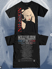 Molly Nilsson tour date 2 sides black T-shirt All sizes 1F2615