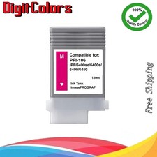 PFI106 Magenta Ink Tank Cartridge For Canon IPF 6400s 6400se 6400 6450