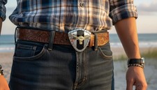 Men Silver Metal Western Belt Buckle Texas Lone Horn Cow Bling Gold Bull Shield