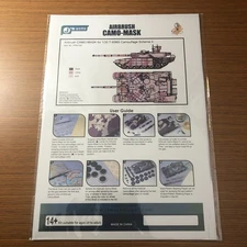 1/35 J’s Work T-90MS Camouflage Scheme 3 Airbrush Camo Mask NEW