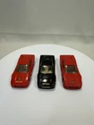 Hot Wheels 1986 Ferrari Testarossa Vintage Set Of 3 Black And Red