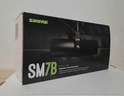 Shure SM7B Cardioid Dynamic Vocal Microphone - New Open Box