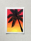 Neon Palm by Mandy Renea Fehland Acrylic on Cardstock ACEO ATC — photo 1