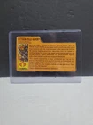 Gi Joe 1989  Python Patrol Tele-Viper File Card With Protective Cover