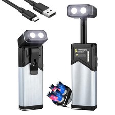 Portable Telescopic LED Flashlight Rechargeable Camping Hiking Lantern