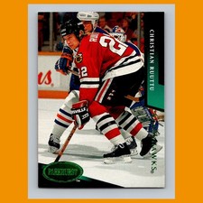 Christian Ruuttu #39 1993-94 Parkhurst Emerald Ice Chicago Blackhawks Hockey NHL