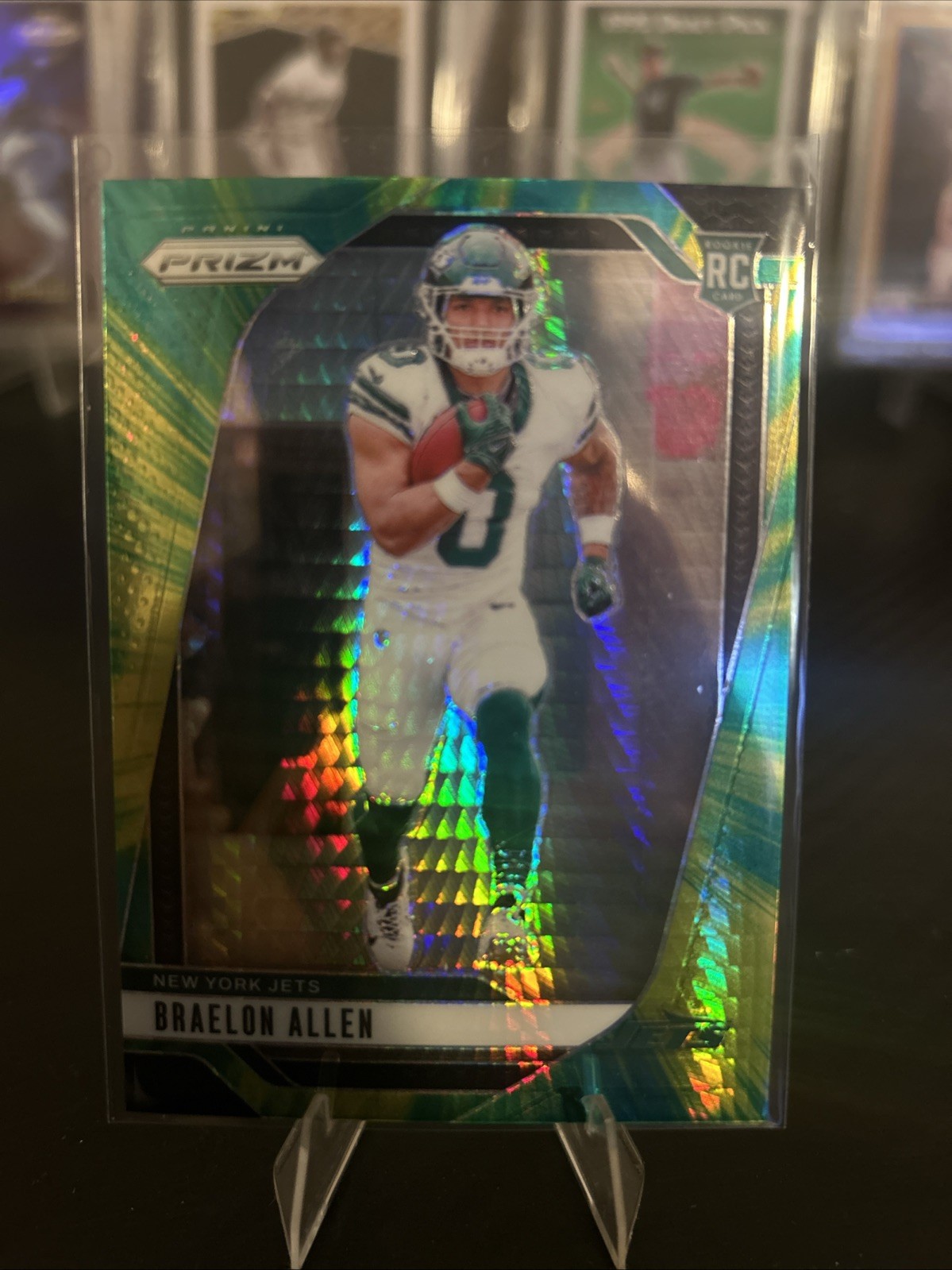 2024 Panini Prizm - Rookies Braelon Allen #311 Hyper Prizm /180 (RC)