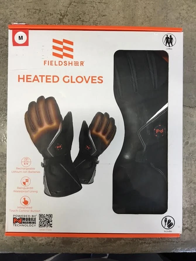 Fieldsheer Mobile Warming Rechargeable Battery Heated Snow Gloves Unisex