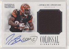 2012 National Treasures Colossal Signatures 3/25 Jermaine Gresham #4 Auto gh4