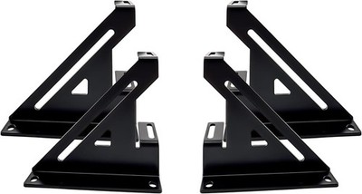 Steel 2 Amp Amplifier Rack Coated by Black Powder Used for Car Audio Systems Sta
