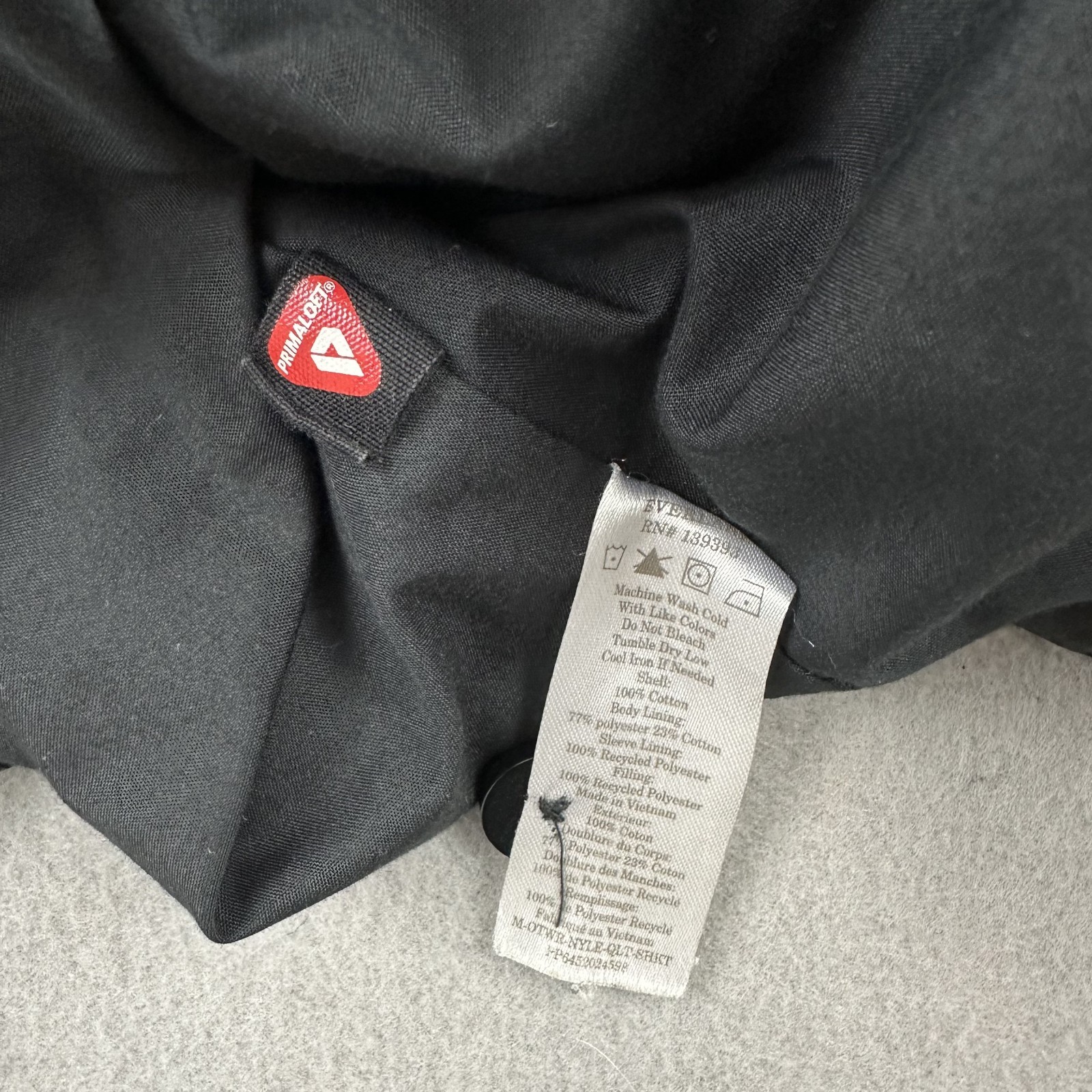 Everlane Coat Men Small Black Solid Button Up Jac… - image 9