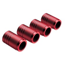 4x Aluminum Car Tire Valve Stems Caps Universal Knurled Wheel Air Valve Covers 4x Aluminum Car Tire Valve Stems Caps Universal Knurled Wheel Air Valve Covers