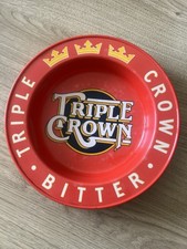 Vintage Ushers Of Trowbridge Triple Crown Bitter Ashtray - Melamine