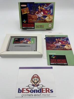 Super Nintendo - Snes Aladdin - Pal Version - Ovp - Cib - Gut