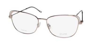 NEW MARCHON AIRLOCK PURE 5008 EYEWEAR 238 OVERSIZED FULL-RIM WOMENS 54-15-135