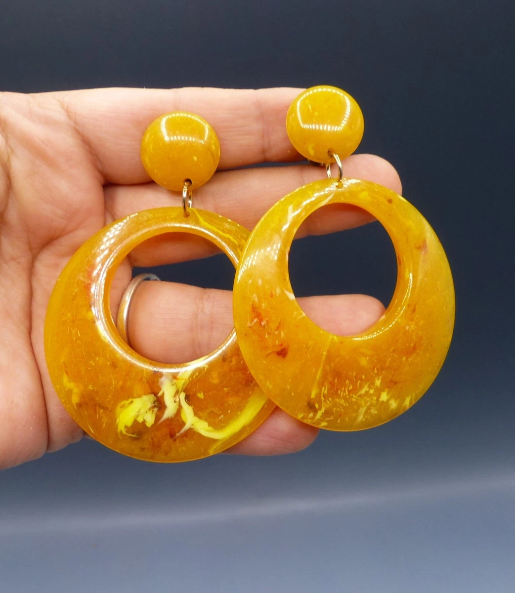 Ancienne Paire De Boucle D'oreilles Createur Clips