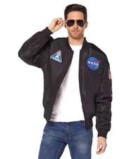 NASA ASTRONAUT JACKET  SPACE HELMET Costume SPIRIT Halloween Cosplay LARGE NEW