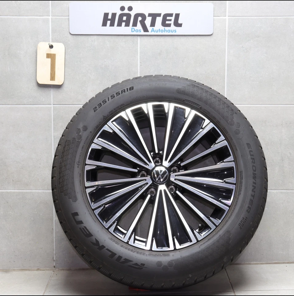 VW Tiguan Winterräder 7,5J ET40 235/55 R18 104H Napoli 571601025K - Bild 2 von 4