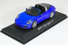 Herpa 1/43 Porsche 911 991 II Targa 4 Blue Porsche Dealer Exclusive WAP0201390G